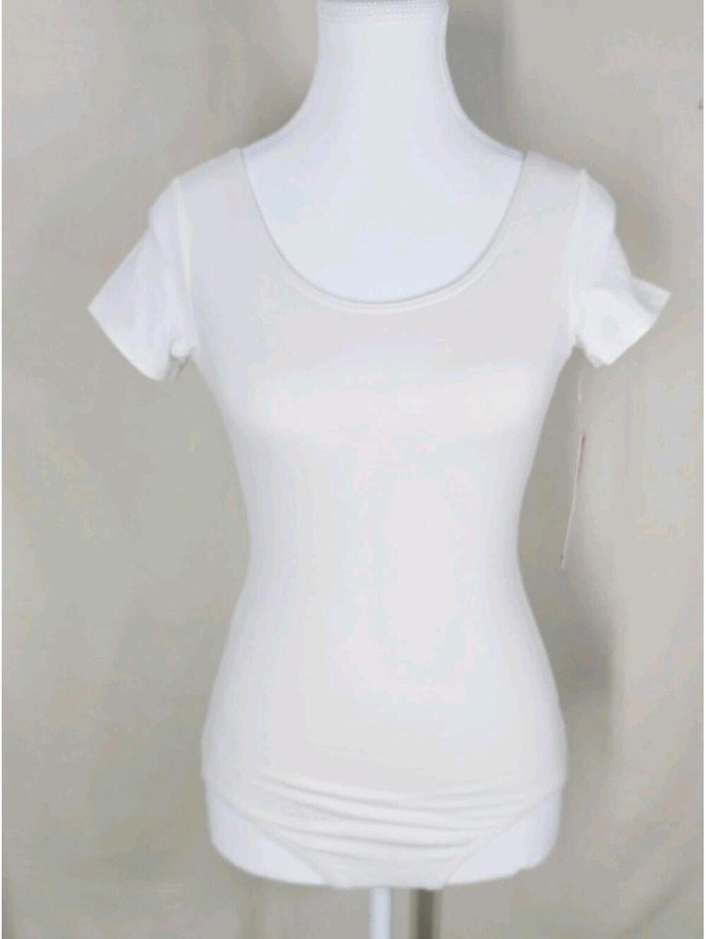 Capezio White Short Sleeve Leotard Size S Small NWT New With Tags Dance Ballet